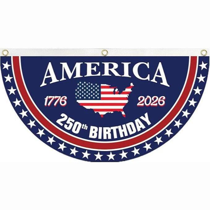 USA 250th Anniversary Banner — A Patriotic Statement for Your Home