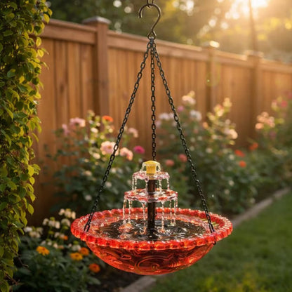 Cascading Waterfall Bird Bath Fountain – Garden Decor & Bird Attraction🐦