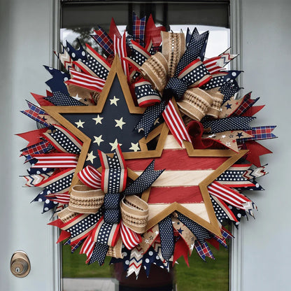 🇺🇸 Sentinels of Honor: 250th Anniversary Hand-Tied Wreath (50% OFF)