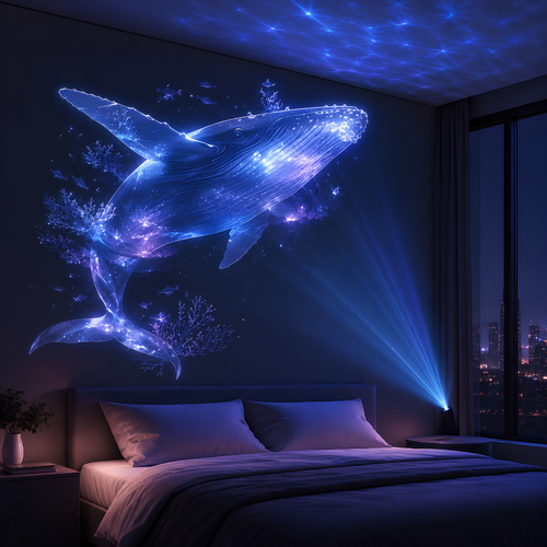 🌌 USB Planet Night Light Projector, HD Multi-Pattern Galaxy Lamp with Switchable Slides