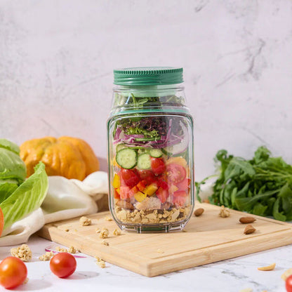 🥗 Salad Pod– Fresh & Crunchy Salads Anytime, Anywhere! 🌿💚 | Portable, Leakproof & Smart Meal Prep