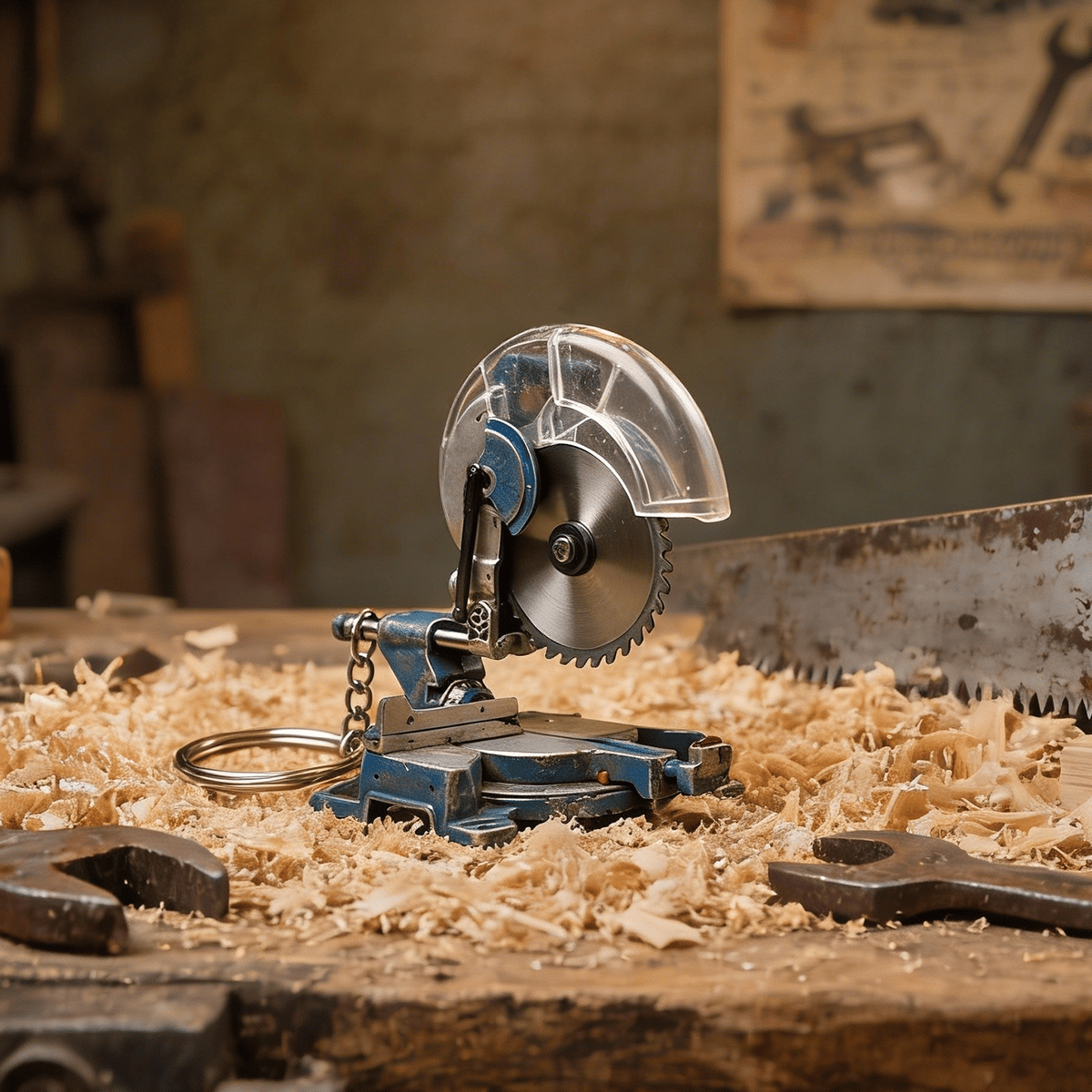 🛠️ 2-in-1 Mini Grinder Keychain: Functional Micro-Smoothing Tool & Authentic Hardware Collectible ⚙️