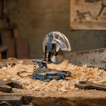 🛠️ 2-in-1 Mini Grinder Keychain: Functional Micro-Smoothing Tool & Authentic Hardware Collectible ⚙️