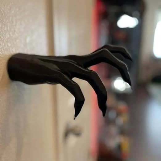 🎃🖤 Halloween Witch's Demon Hand Wall Hanging Statues – Spooky Gothic Home Decor 🖤🎃