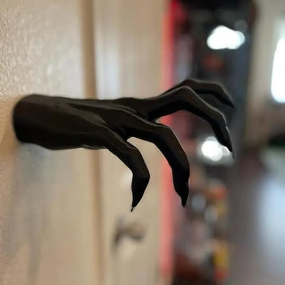 🎃🖤 Halloween Witch's Demon Hand Wall Hanging Statues – Spooky Gothic Home Decor 🖤🎃