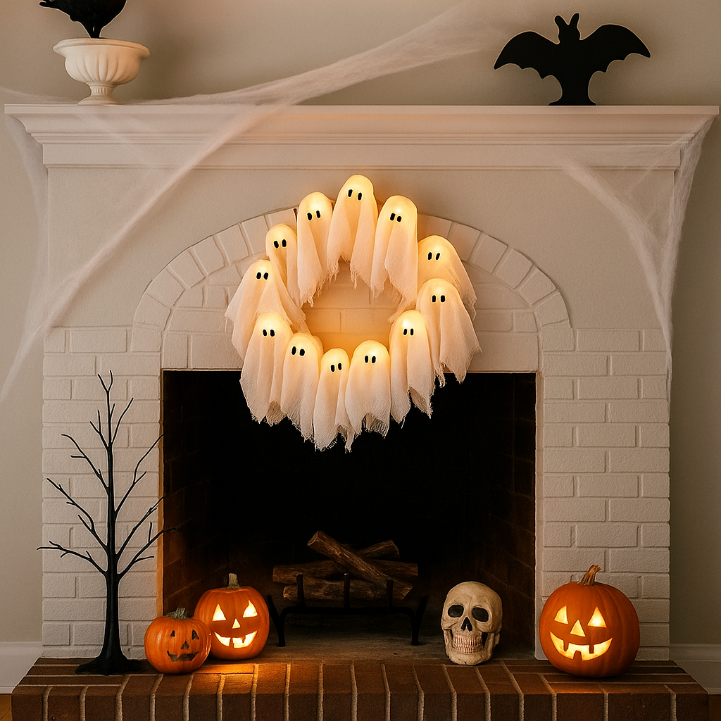 👻 Spooky Halloween Glow Wreath 🎃✨
