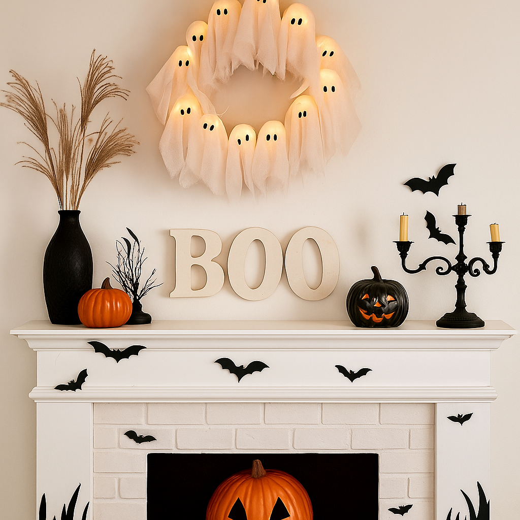 👻 Spooky Halloween Glow Wreath 🎃✨