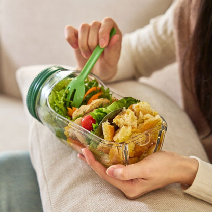 🥗 Salad Pod– Fresh & Crunchy Salads Anytime, Anywhere! 🌿💚 | Portable, Leakproof & Smart Meal Prep
