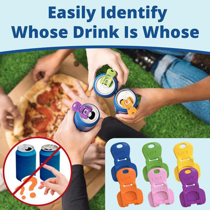 🔥 ZAKDAVI® Easy Tab Opener & Drink Protector 🍺✨ – Effortless Opening, Spill-Free Sipping Anytime!