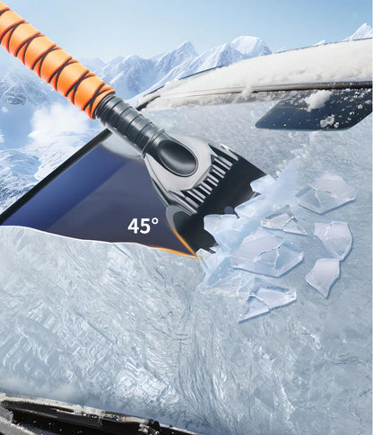 🔥 Last Day 49% OFF: Heavy-Duty Extendable Snow Brush & Ice Scraper ❄️