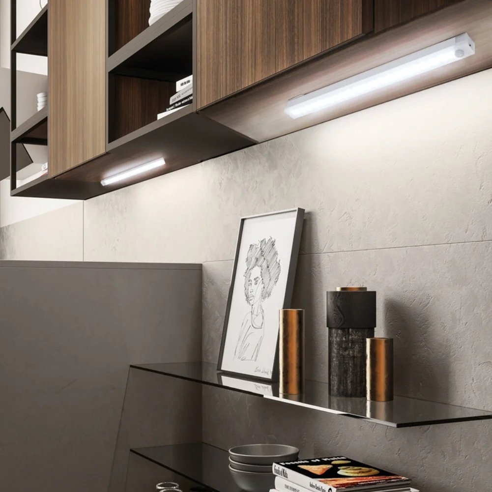 💡 No-Drill Smart Motion Sensor LED Light Bar — 🧲 Magnetic, 🔋 USB-C Rechargeable