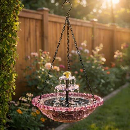 Cascading Waterfall Bird Bath Fountain – Garden Decor & Bird Attraction🐦