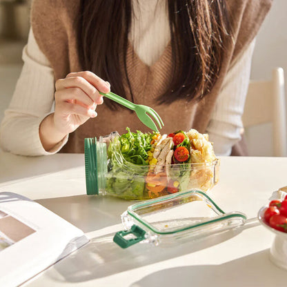 🥗 Salad Pod– Fresh & Crunchy Salads Anytime, Anywhere! 🌿💚 | Portable, Leakproof & Smart Meal Prep
