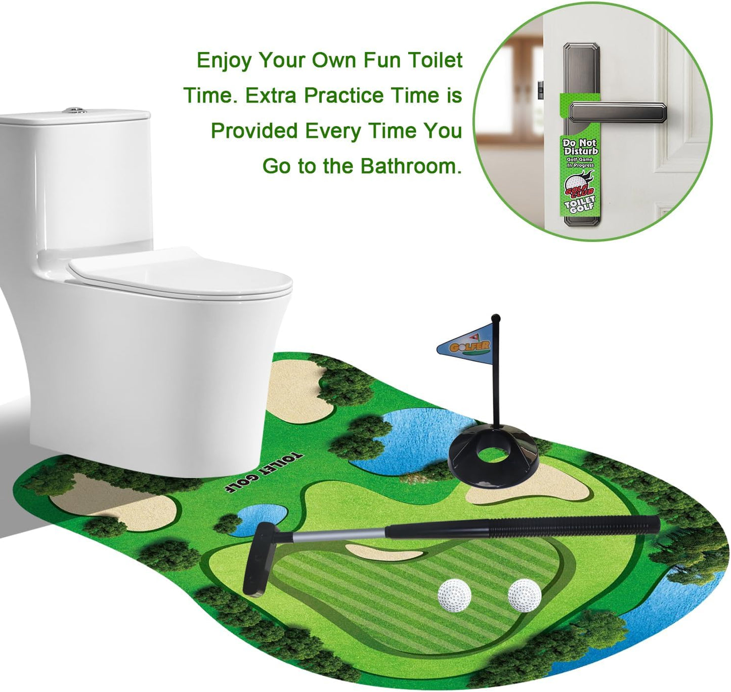 🚽⛳ Toilet Golf Game | Turn Bathroom Breaks into Tee Time Fun