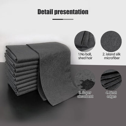 [10-Pack] Professional Magic Cleaning Cloth | Thickened Microfiber for Streak-Free Shine | Reusable & Lint-Free Glass Polishing Wipes