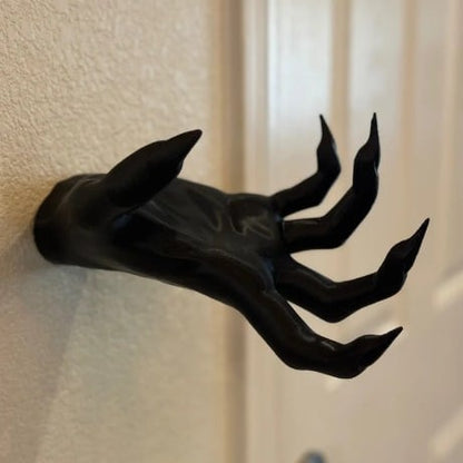 🎃🖤 Halloween Witch's Demon Hand Wall Hanging Statues – Spooky Gothic Home Decor 🖤🎃