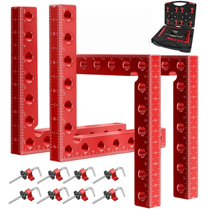 90-Degree Positioning Squares Right Angle Clamps Kit