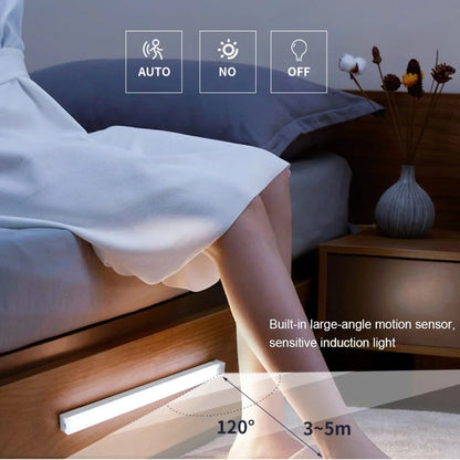 💡 No-Drill Smart Motion Sensor LED Light Bar — 🧲 Magnetic, 🔋 USB-C Rechargeable