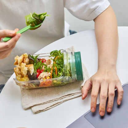🥗 Salad Pod– Fresh & Crunchy Salads Anytime, Anywhere! 🌿💚 | Portable, Leakproof & Smart Meal Prep