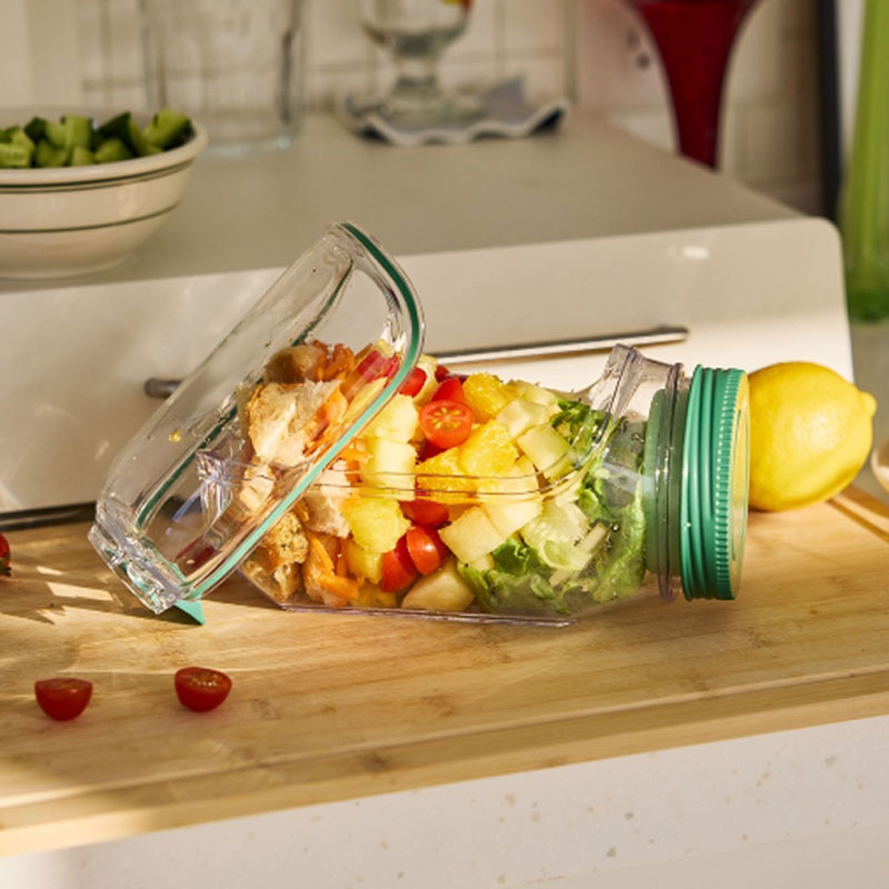 🥗 Salad Pod– Fresh & Crunchy Salads Anytime, Anywhere! 🌿💚 | Portable, Leakproof & Smart Meal Prep