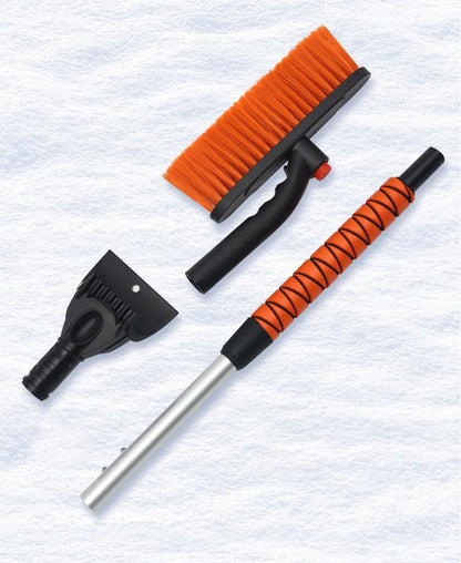 🔥 Last Day 49% OFF: Heavy-Duty Extendable Snow Brush & Ice Scraper ❄️