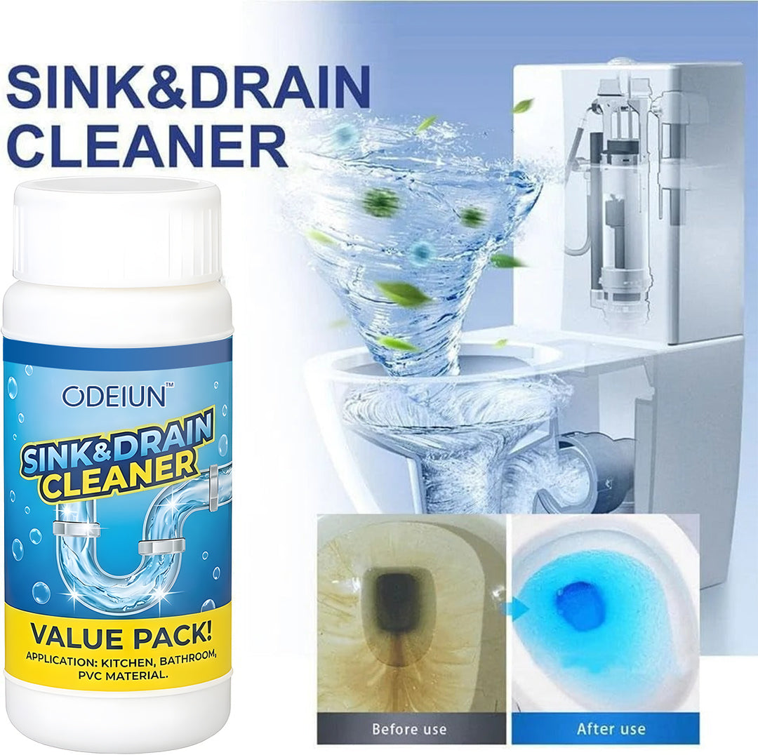 🔥 ODEIUN™ Rapid Drain Opener: Pro-Strength & Pipe-Safe Clog Remover 🚀