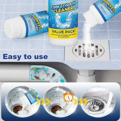 🔥 ODEIUN™ Rapid Drain Opener: Pro-Strength & Pipe-Safe Clog Remover 🚀