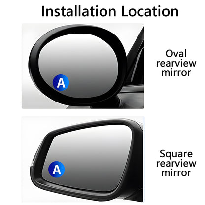 🔥 Buy 2 Get 1 Free — Car Blind Spot Mirror (1 Pair) | 360° Wide-Angle Safety Mirrors