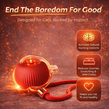 Interactive Smart Ball - The Ultimate Cat Bore-Buster ⚡