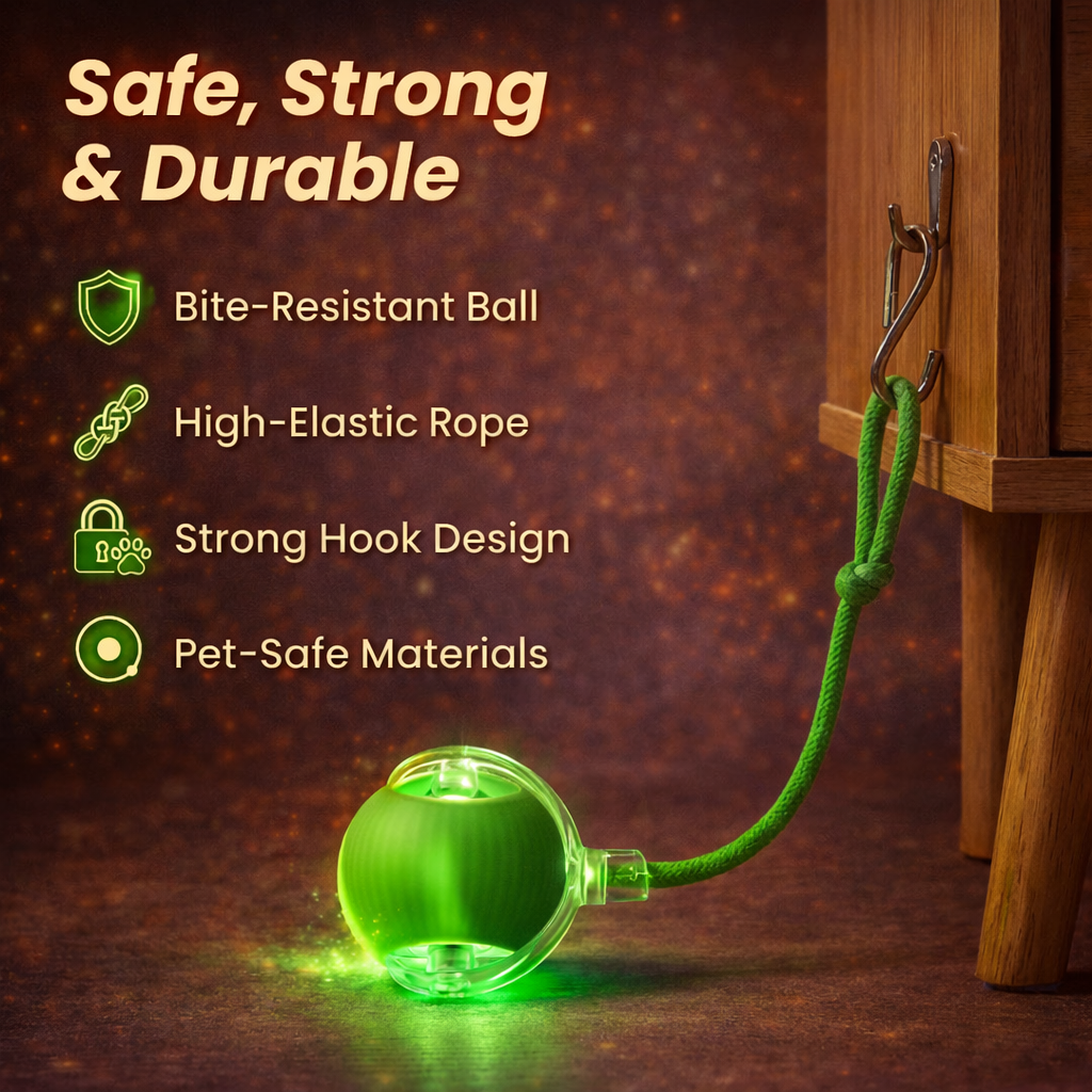 Interactive Smart Ball - The Ultimate Cat Bore-Buster ⚡
