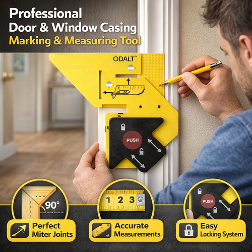 Trim45: ODALT™ Powered Marking & Measuring Tool for Perfect Door & Window Casings