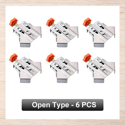 Industrial 90° Corner Clamp with Auto-Adjust Sliding Head | Woodworking & Welding Precision Tool
