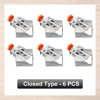 Industrial 90° Corner Clamp with Auto-Adjust Sliding Head | Woodworking & Welding Precision Tool