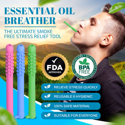 🌿 Chewable Puffer – The Essential Aromatherapy Stress & Craving Breather