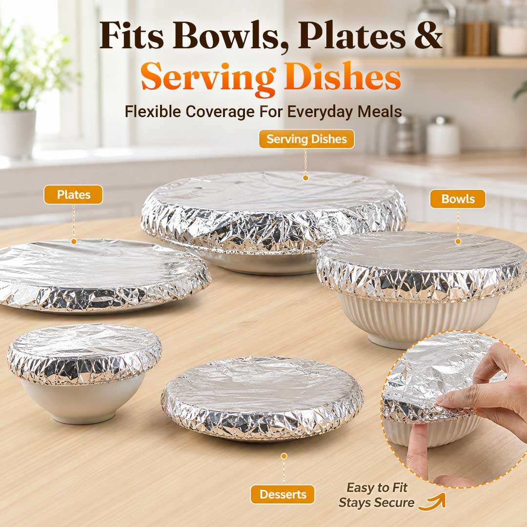 ✨Aluminum Foil Heat-Retaining Cover — Keep Meals Hot for Hours