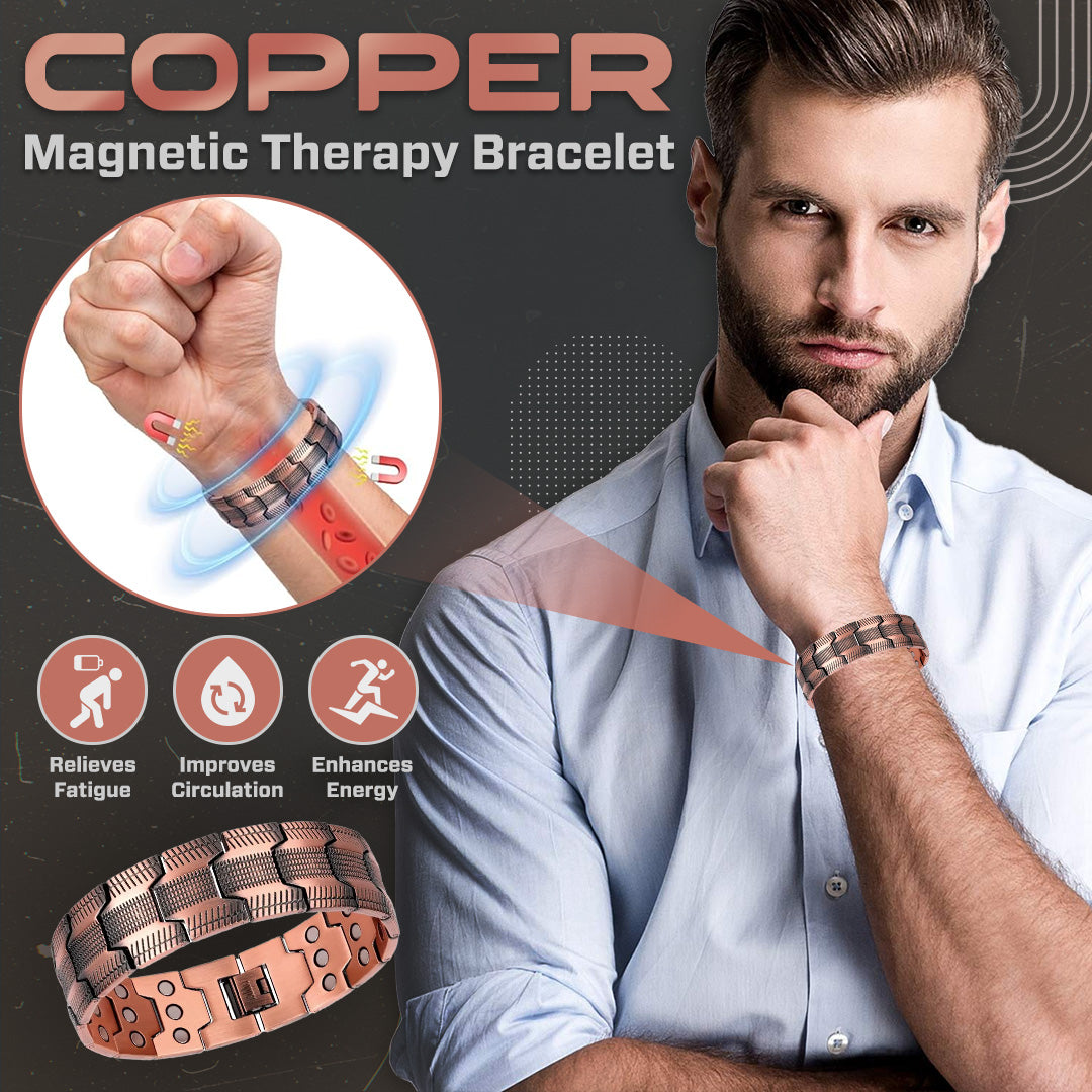 ✨Copper Magnetic Therapy Bracelet | Relieve Fatigue, Boost Energy & Circulation