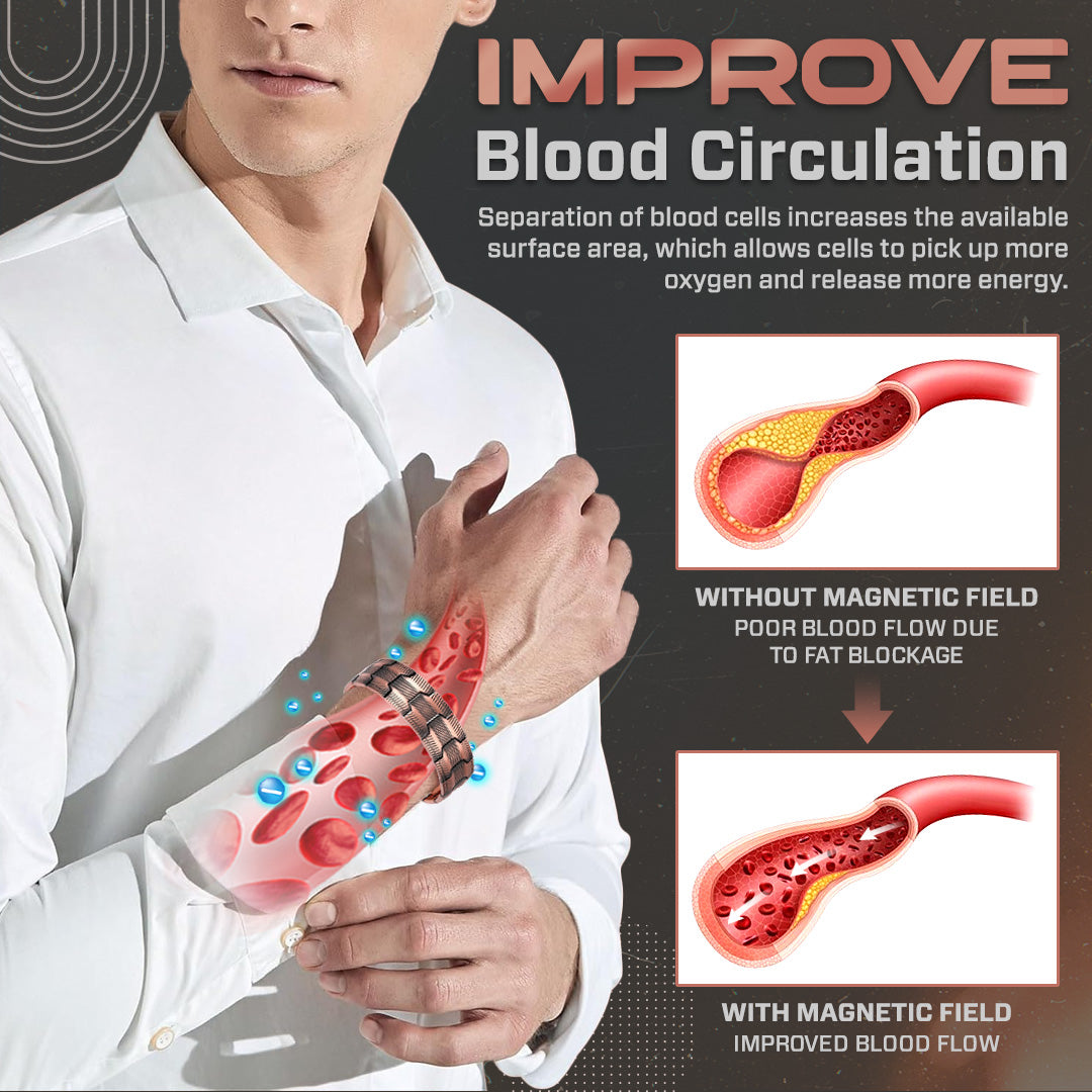 ✨Copper Magnetic Therapy Bracelet | Relieve Fatigue, Boost Energy & Circulation
