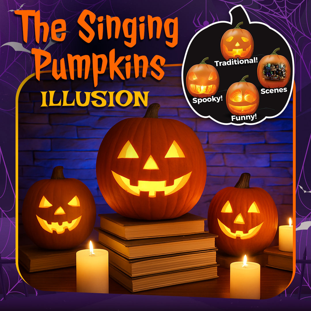 🎃 Talking & Singing Pumpkin 🎶 – Spooky Halloween Decoration with Lights & Sound ✨