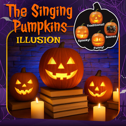 🎃 Talking & Singing Pumpkin 🎶 – Spooky Halloween Decoration with Lights & Sound ✨