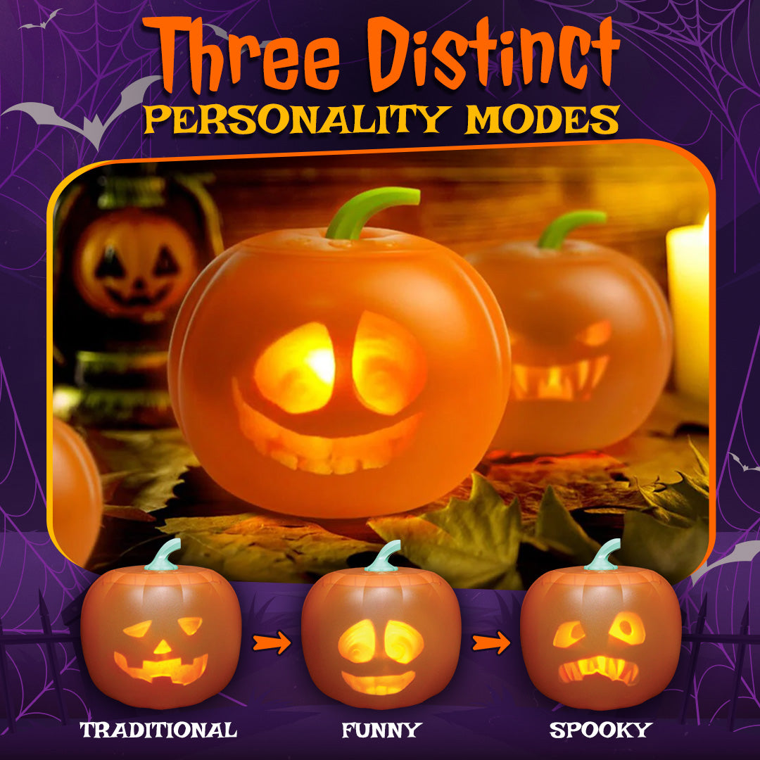 🎃 Talking & Singing Pumpkin 🎶 – Spooky Halloween Decoration with Lights & Sound ✨
