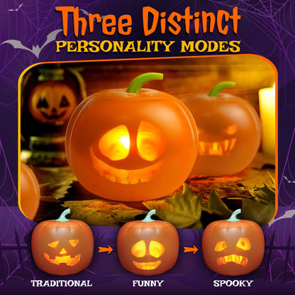 🎃 Talking & Singing Pumpkin 🎶 – Spooky Halloween Decoration with Lights & Sound ✨