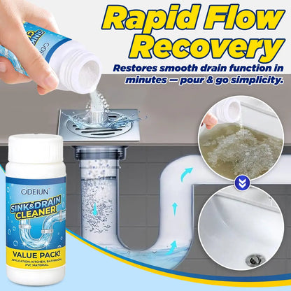 🔥 ODEIUN™ Rapid Drain Opener: Pro-Strength & Pipe-Safe Clog Remover 🚀