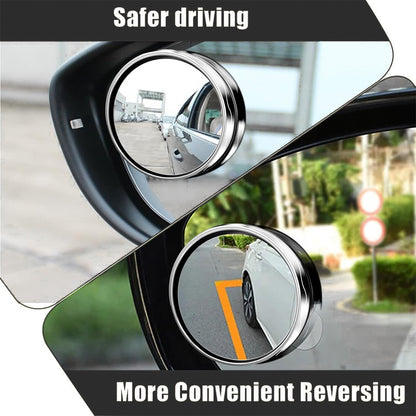 🔥 360° HD Blind Spot Mirror – Wide Angle Car Safety Mirror (2PCS)