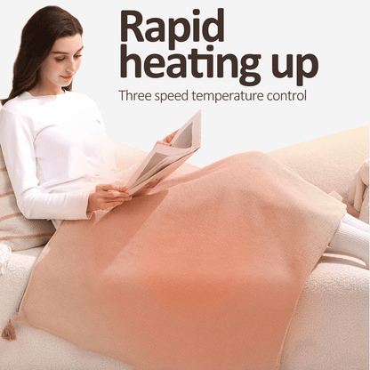 🔥 CloudCloak: 15-Second Rapid-Heat Electric Blanket with Double-Helix Carbon Fiber Core