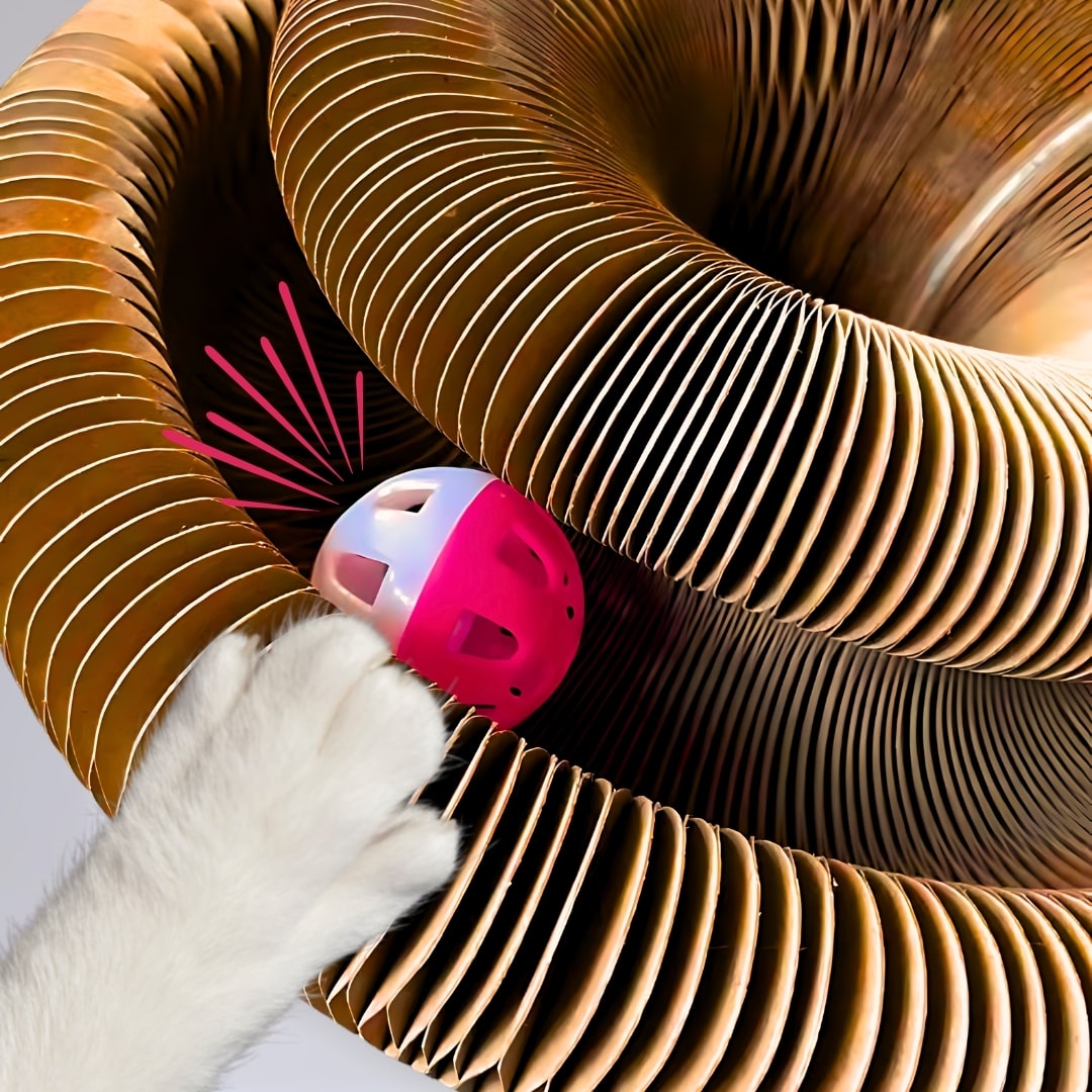 🐾 JEREMYTIS™ Telescopic Tunnel Cat Scratcher