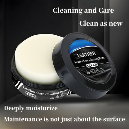 All-in-One Car Leather Care Cream – Deep Clean & UV Protection