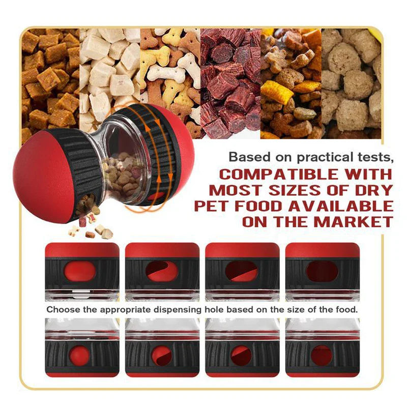 Interactive Dog Treat Ball – IQ Training & Slow Feeder Toy – Durable Enrichment Food Dispensing Puzzle for Boredom Relief & Mental Stimulation
