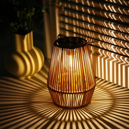 👻 Halloween Sale 49% OFF 👻 Solar Radiant Rattan Glow Lantern – Spooky-Chic Outdoor Lighting