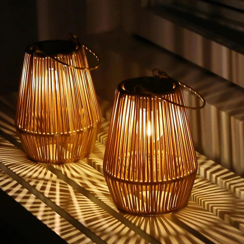 👻 Halloween Sale 49% OFF 👻 Solar Radiant Rattan Glow Lantern – Spooky-Chic Outdoor Lighting