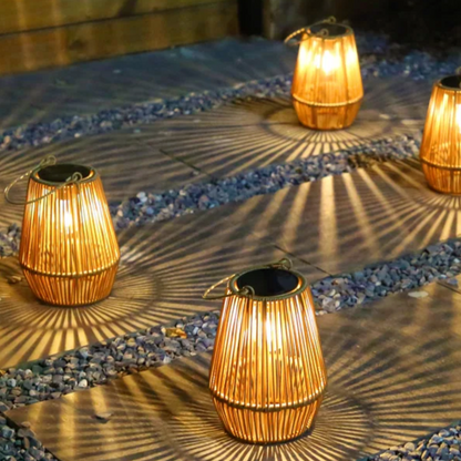 👻 Halloween Sale 49% OFF 👻 Solar Radiant Rattan Glow Lantern – Spooky-Chic Outdoor Lighting